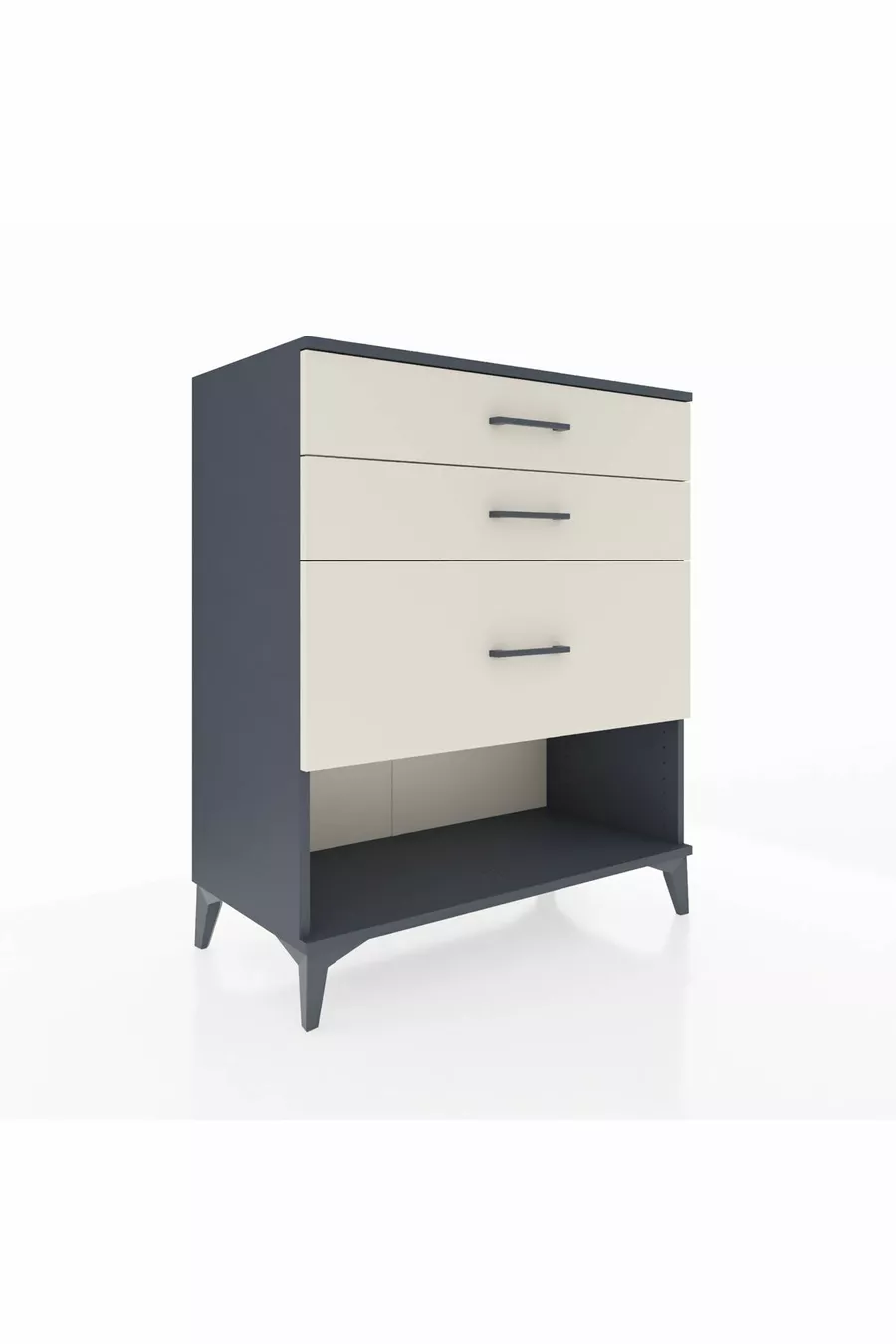 Hyperion Dresser 3 Drawers Anthracite-Sandstone