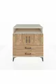 Kronos Dresser 3 Shelves 2 Drawers 2 Doors Moonstone-Pine