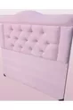 Titre DK Tissu en duvet de poulain pour une personne Couleur rose poudré Fait main