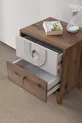 Bedside Table, Megan 2-Drawer Nightstand