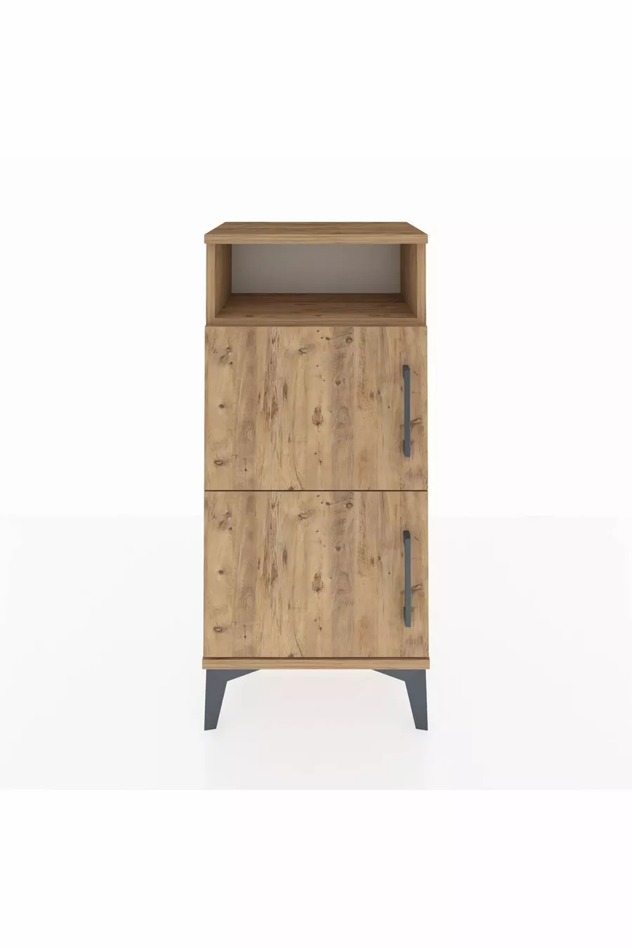 Arges Commode Single Shelf 2-Door Pine-Pine