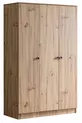 Lits superposés, Viva Ranza Lit Cadre Table Armoire 3 Portes 2 Matelas Confort