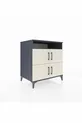 Kronos Dresser 4 Shelves 4 Doors Anthracite-Sandstone