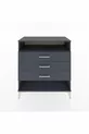 Hyperion Dressoir Met Eén Plank En 3 Lades Antraciet-Antraciet