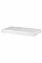 lit superposé, blanc-gris clair, cm, avec base