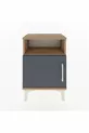 Arges Commode 2 Planken Met 1 Deur Den-Hout-Antraciet