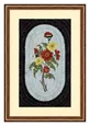 Peinture à motif de roses