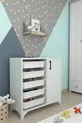 Шкаф с 5 корзинами Многофункциональный шкаф Шкаф для игрушек Kayra белый
