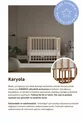 Set di Culla in Legno Naturale (BL) X - lettino, letto, parco giochi, letto Montessori Junior