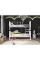 DZGN HOME ZAMBAK CHAMBRE D'ENFANT LIT SUPERPOSÉ ET CADRE DE LIT MÉTALLIQUE - x CM