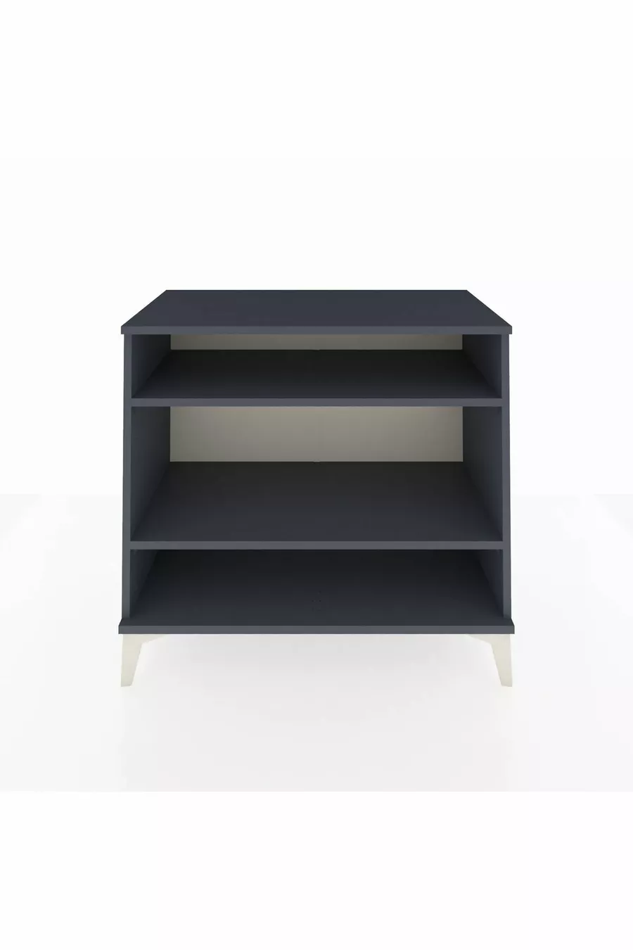 Commode Hyperion 2 étagères Anthracite-Anthracite