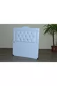 Titre * cm Modèle CUIR SYNTHÉTIQUE BLANC RÉPULSIF Rembourrage matelassé Fait main