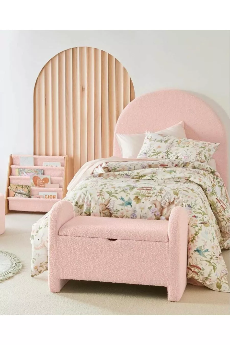 LINDA TEDDY HOEDEKOP VAN HET BED, ROZE