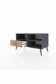 Hyperion Dresser 2-Shelf Single Drawer Anthracite-Anthracite/Pine