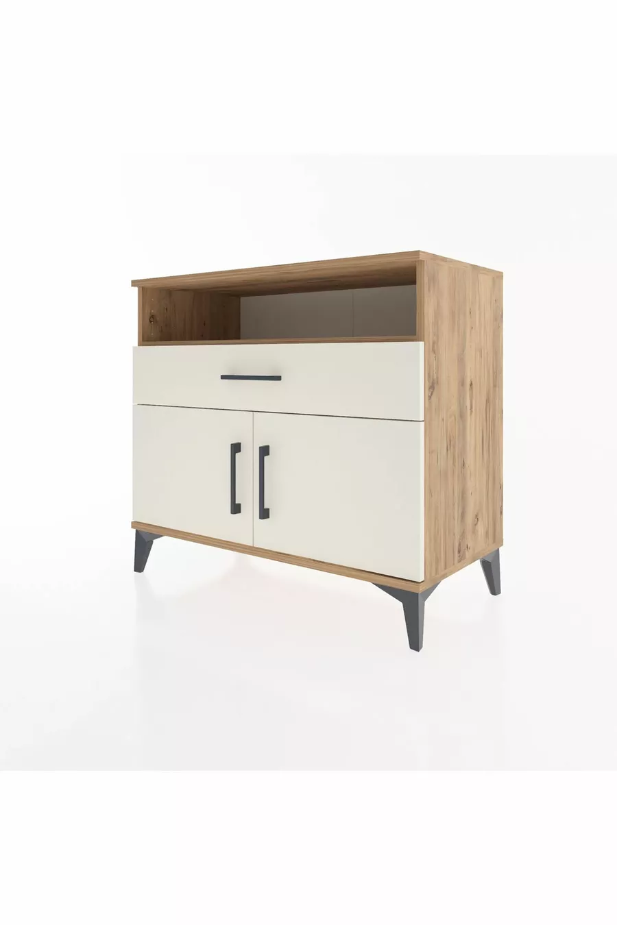 Hyperion Dressoir 2 Planken 1 Lade 2 Deuren Den-Kwartsiet