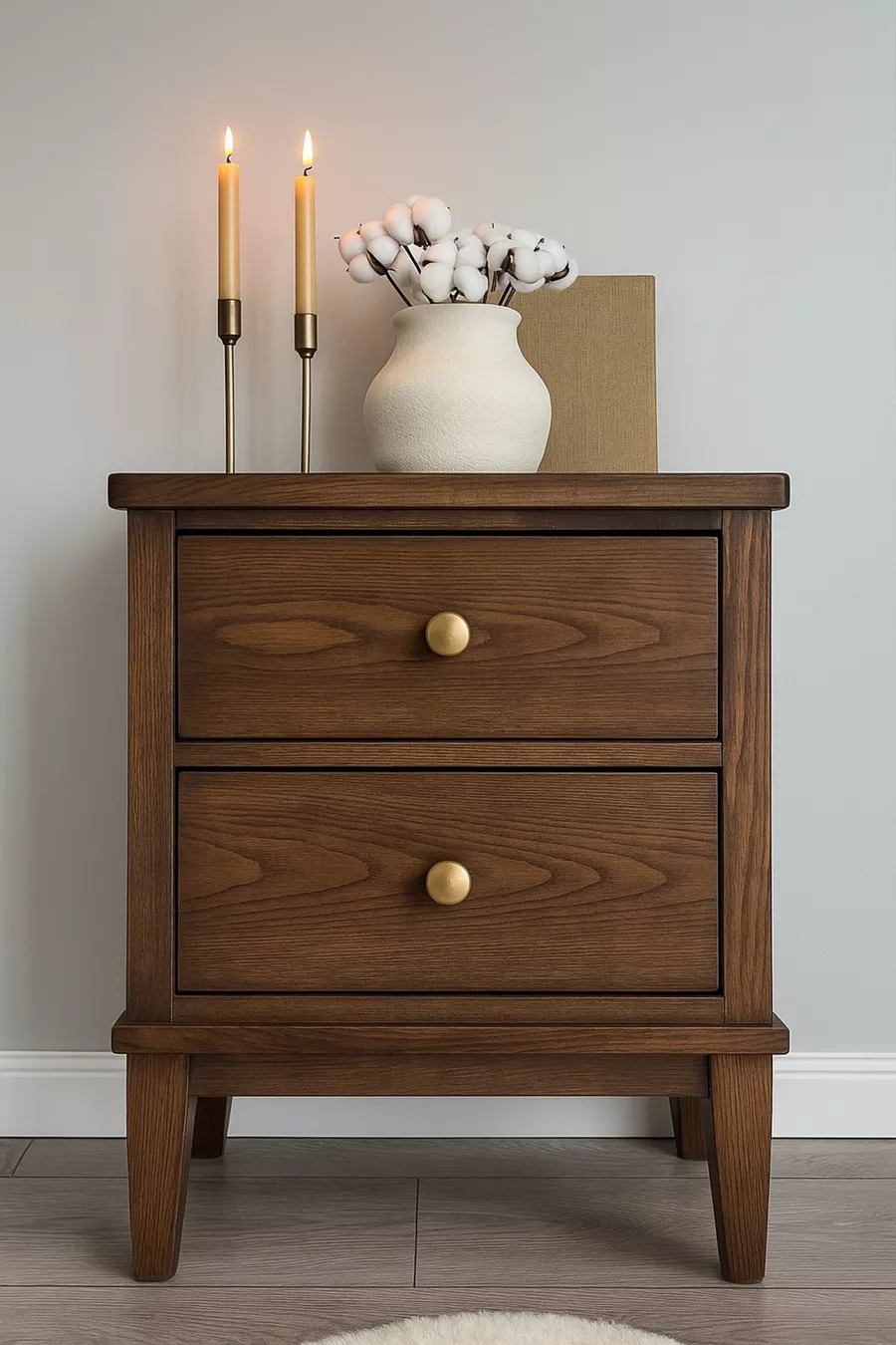 Solid Nightstand 100% Handmade