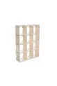 - Kubusplank (Honingraat) Natuurlijke Houten Montessori Wandplank