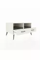 Kronos Dressoir 2 Planken 2 Lades Maassteen-Antraciet/Maassteen
