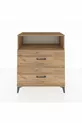 Hyperion Dresser Single Shelf 2-Drawer Pine-Pine