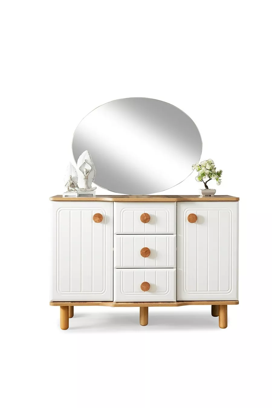 KAYRA MDF DRESSER AND MIRROR