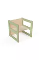 - Table et Chaise pour Enfants : Ensemble 2 en 1 en Bois Naturel, Découpe CNC Montessori