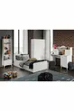 Ensemble chambre d'adolescent moderne Akasya blanc - 4 pièces et entièrement en MDF de première qualité