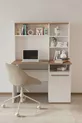 Bureau pour jeune Eva - chêne jaune & blanc