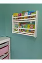 Bibliothèque Safir à 2 étagères - Bibliothèque éducative Montessori pour chambre d'enfant à 2 étagères - Largeur de Cm