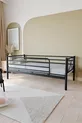 Mix Premium Metall-Etagenbett Kompatibel mit Matratze, Schwarz, Abnehmbares Etagenbett