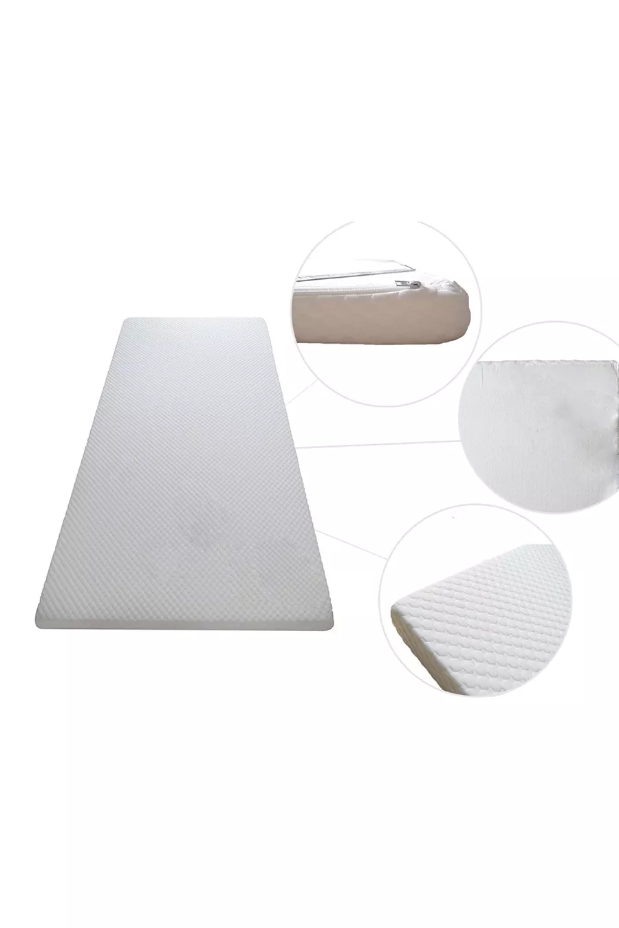 Soft Mattress Protector Mattress Pad & Fitted Zippered Mattress Suitable for Herniated Disc