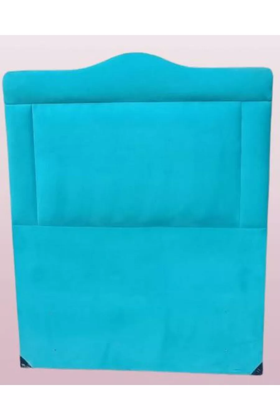 Title DK Single Person Foal Feather Turquoise Fabric Embossed Model Handmade