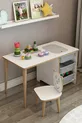 Scrivania per Bambini Tavolo da Gioco e Attività Estivo con Sedia