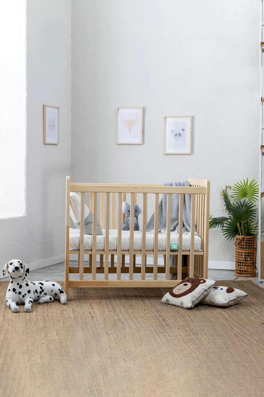 Mini Materasso Ortopedico per Bambini con Fodera Ergonomica Reversibile e Zip