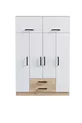 Theme 6 Cover 2 Dresser Wardrobe Atlantic Pine White