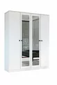 Armoire GM  Hayal 4 portes avec miroirs et poignées boutons