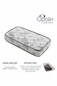 MATELAS À RESSORTS ORTHOPÉDIQUE AVEC MONOGRAMME OPALINE