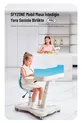 Bureau de travail mobile Plus Bleu