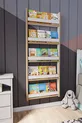 Bibliothèque pour enfants Montessori 5 étagères en MDF * Cm Blanc