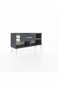 Commode Arges à une étagère et un tiroir Anthracite-Pin/Anthracite