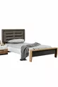 Chambre d'Adolescent Relax - Armoire 4 Portes, Lit, Table de Chevet, Commode, Bureau