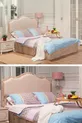 Ensemble de Lit Double Grand - Lit / Sommier / Tête de lit - 