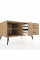 Commode Kronos à une étagère et 2 tiroirs en pin-pin