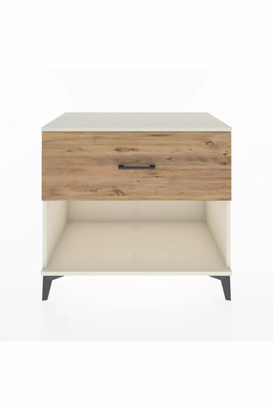 Commode Hyperion à tiroir unique Pierre de Lune-Pin