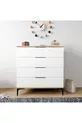 Commode blanche ADEN à 4 tiroirs