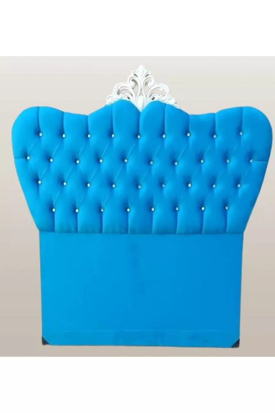 Titel DK Tweepersoons Avangard Turquoise Baby Face Stof Volledige Quilt