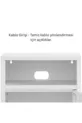 Pera Commode Étagère Ouverte, 5 x x cm - 9 Options de Couleurs Disponibles