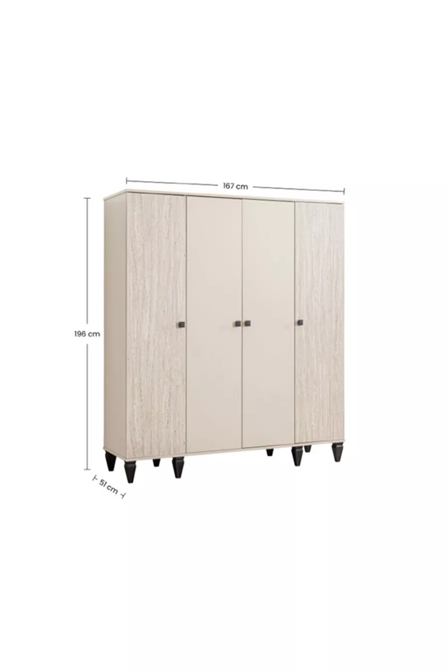 ENSEMBLE LIT SUPERPOSÉ 4 PLACES STORY AVEC ARMOIRE
