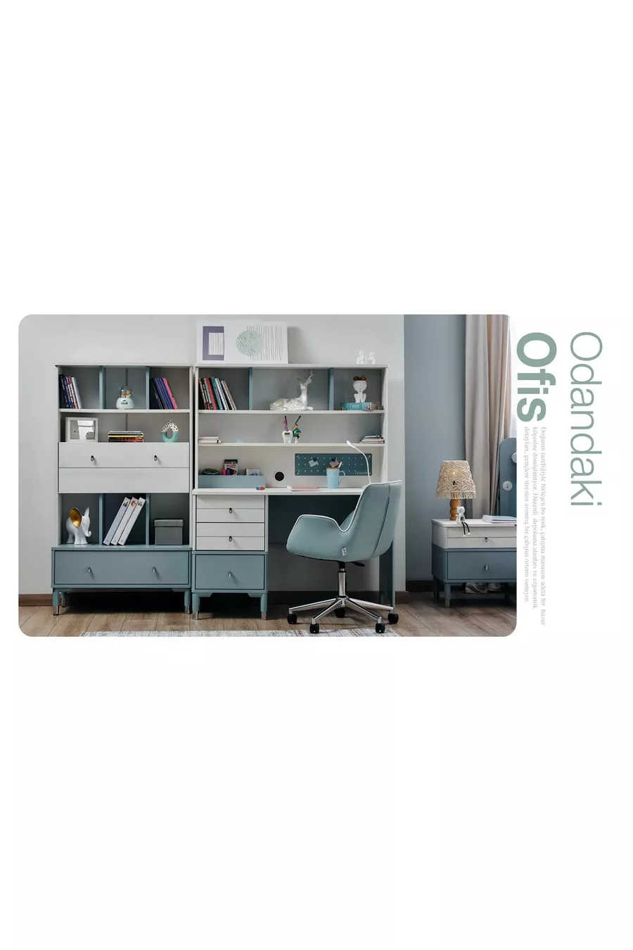 Marin Jugendzimmer (3-türiger Schrank, Bett, Schreibtisch)