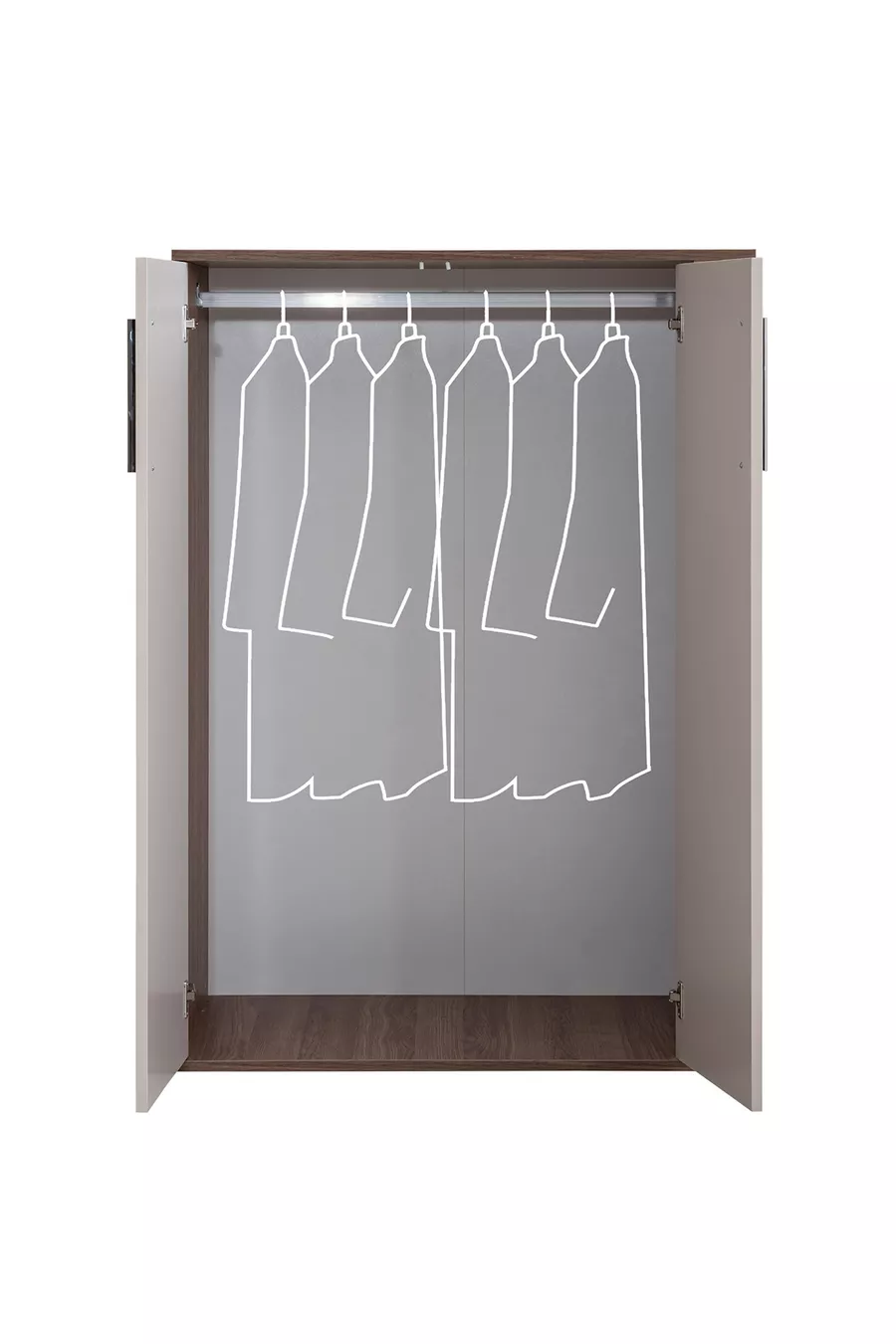 Etagenbett, Milano Jugendzimmer Set mit Schreibtisch und Schrank, Modernes Etagenbett + Dreitüriger Moderner Schrank