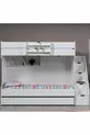Lits superposés, Lit superposé avec tiroirs Kardem - Blanc + 2 matelas Comfort